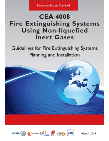 CEA 4008 - Fire extinguishing systems using non-liquefied inert gases