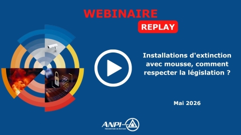 Installations d'extinction avec mousse, comment respecter la législation ?
