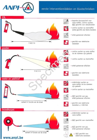 Poster A4 - Eerste interventiemiddelen (F/N)