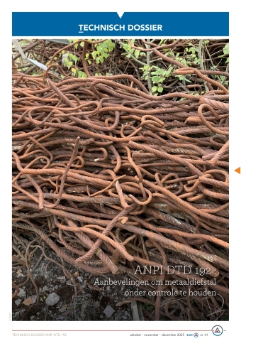 DTD 192 - Aanbevelingen om metaaldiefstal onder controle te houden