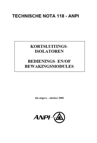 NTN 118 Kortsluitingsisolatoren 