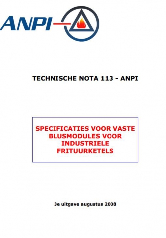 NTN 113 Blusmodules voor industriële frituurketels