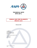 NTN 187-L Single use fire blankets - (Electric) cars