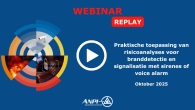Praktische toepassing van risicoanalyses voor branddetectie en signalisatie met sirenes of voice alarm